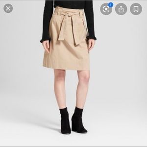 A New Day From Target Khaki Paperbag Skirt